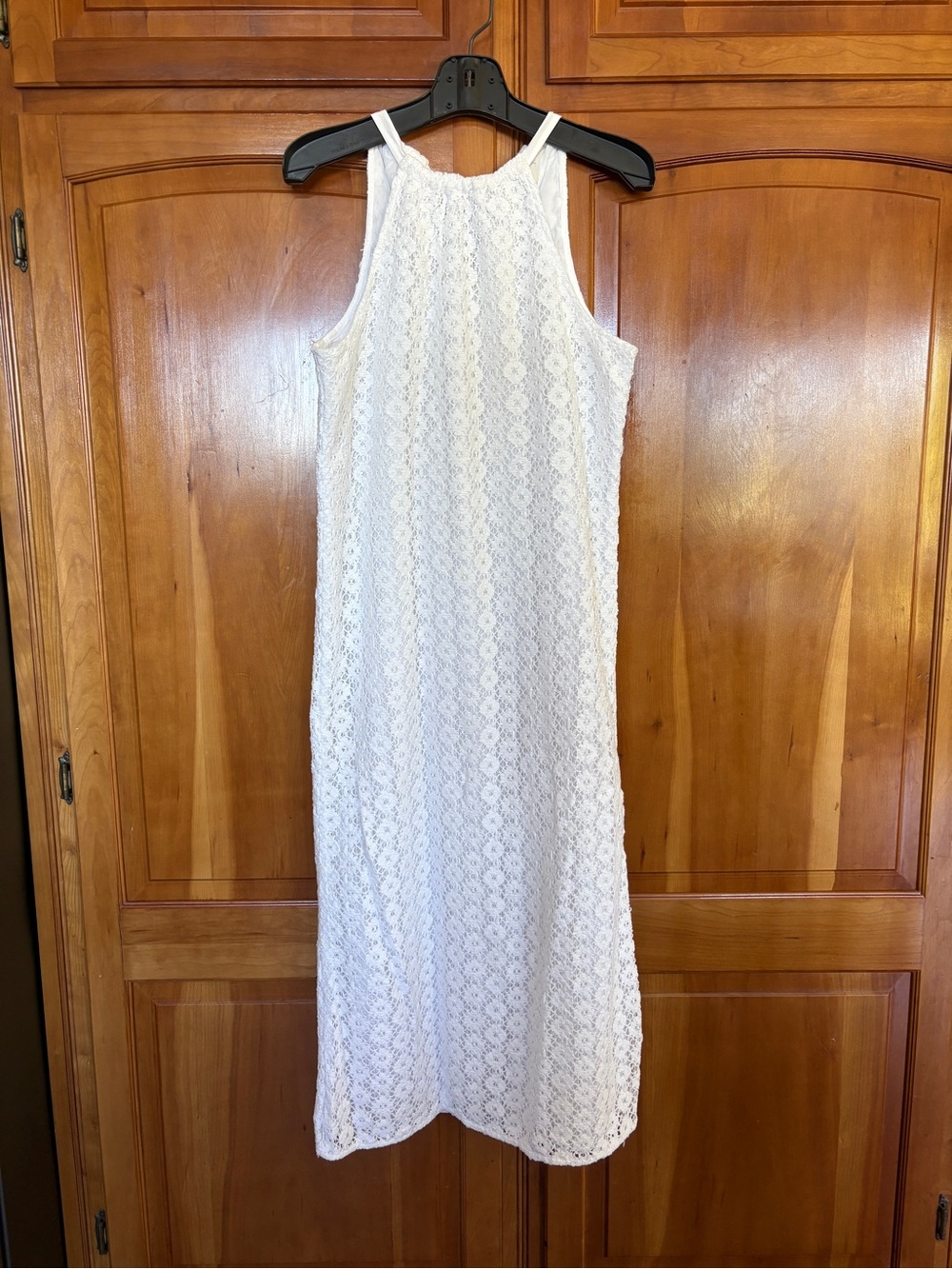 a new day White Lace  Midi Dress